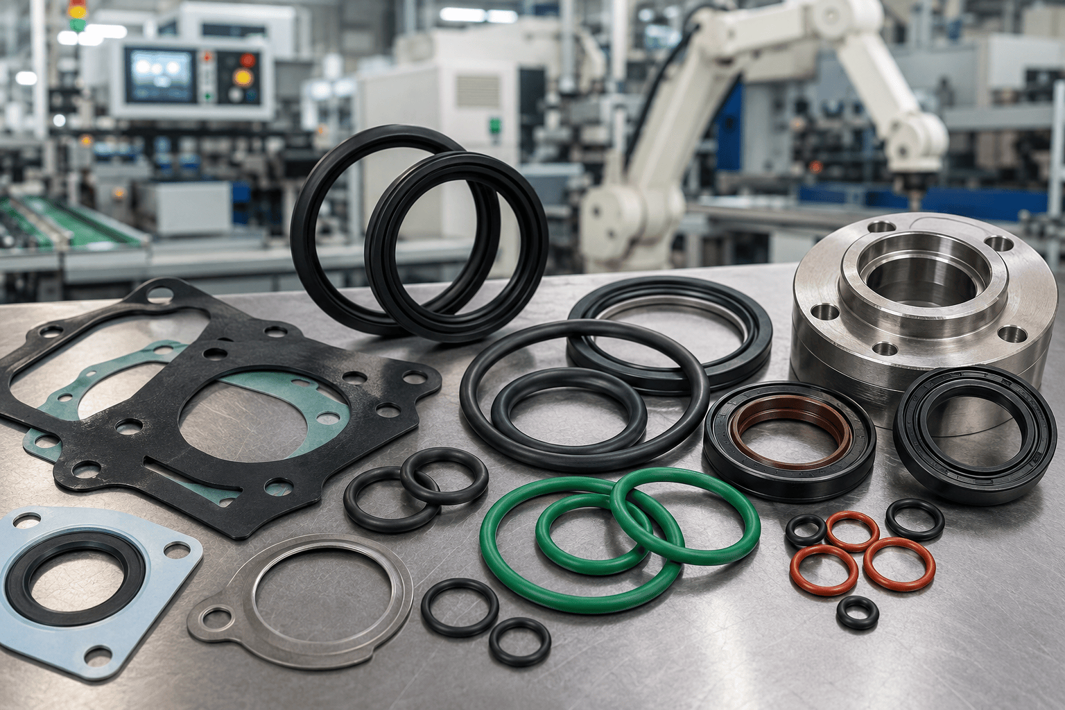 Choosing the Right Seals, Gaskets, and O-Rings for Industrial Equipment